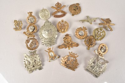 Lot 663 - A selection of British and Overseas Cap badges