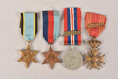 Lot 689 - A WWII Unattributed medal group of four