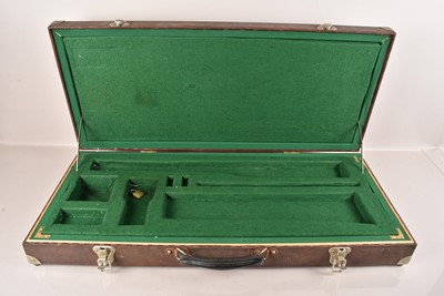 Lot 778 - A leatherette covered gun case