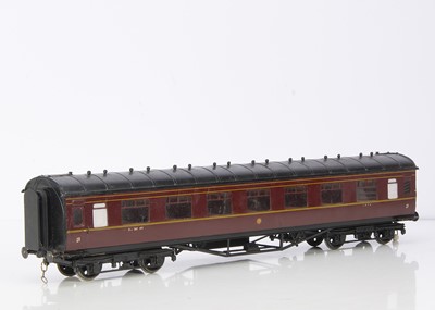 Lot 876 - An Alan Curtis Gauge 1 Bogie LMS Stanier Side Corridor All 3rd Coach No 1579