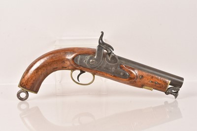 Lot 797 - A 19th Century Percussion Cap Pistol by Tower