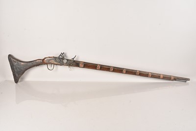 Lot 802 - An African Flintlock Wall Display Rifle