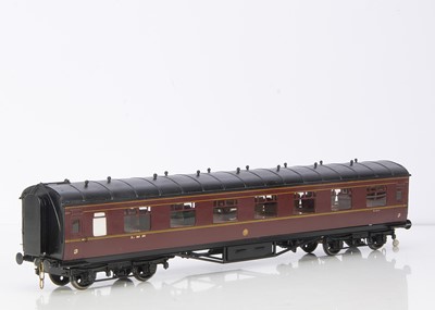 Lot 877 - An Alan Curtis Gauge 1 Bogie LMS Stanier Open Corridor All 3rd Coach No 9487