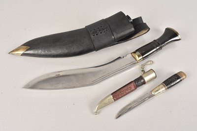 Lot 806 - A Middle Eastern Kukri Knife