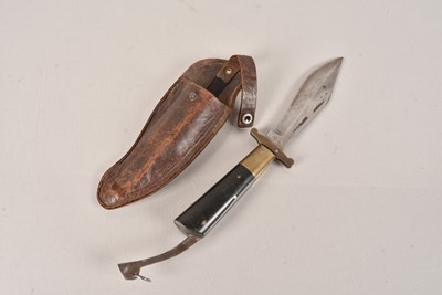 Lot 850 - A Military Issue Folding Bowie Knife