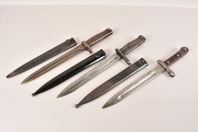 Lot 855 - Three Turkish Bayonets