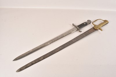 Lot 861 - A Baker Style Bayonet