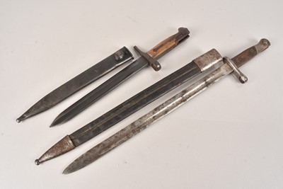 Lot 874 - An Shortened Italian 1870/15 Bayonet and Scabbard