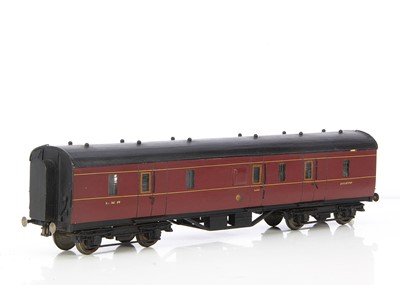 Lot 884 - A Gauge 1 Bogie LMS Stanier Passenger Full Brake No 31279