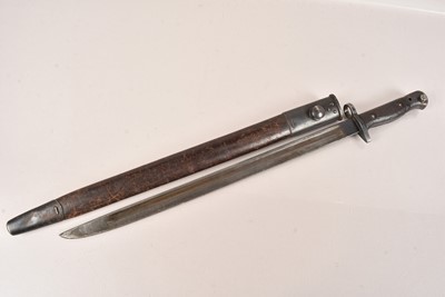 Lot 881 - A British SMLE 1907 Bayonet by Chapman