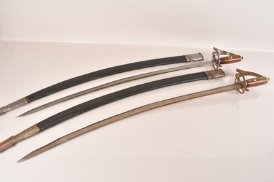 Lot 911 - A pair of Indian Swords