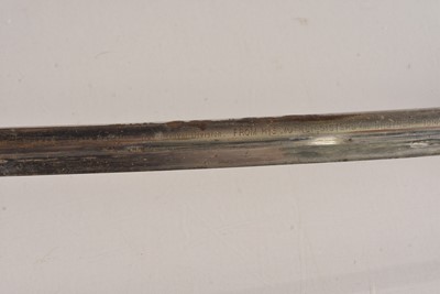 Lot 912 - A Naval Officer's Presentation Sword