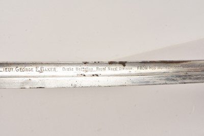 Lot 912 - A Naval Officer's Presentation Sword