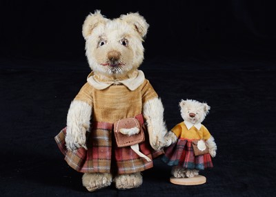 Lot 8 - A rare 1930s Cramer Scotch Bearkin teddy bear from the Growlies of Scotland collection