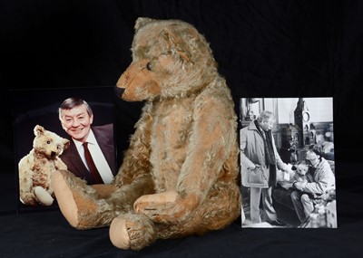 Lot 9 - An early Steiff teddy bear, circa 1910 from the Growlies of Scotland collection and star of STV’s Taggart