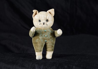 Lot 28 - A rare 1920s Farnell velvet kitten