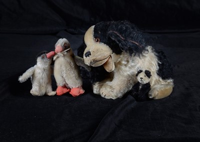 Lot 31 - A post-war Steiff Musical Cockie and Schuco miniature panda