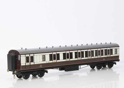 Lot 893 - A Gauge 1 Bogie CR Side Corridor 1st/3rd Brake Composite Coach