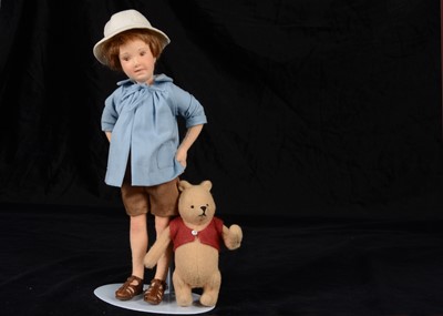 Lot 49 - An R John Wright limited edition Christopher Robin & Winnie-the-Pooh