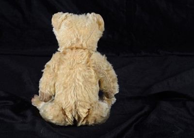 Lot 64 - Ardua, a Chad Valley teddy bear which escaped the invasion of Singapore in 1942