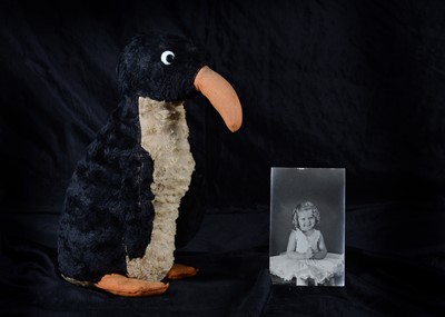 Lot 66 - A British 1930s musical penguin the childhood toy of Valerie Spencer