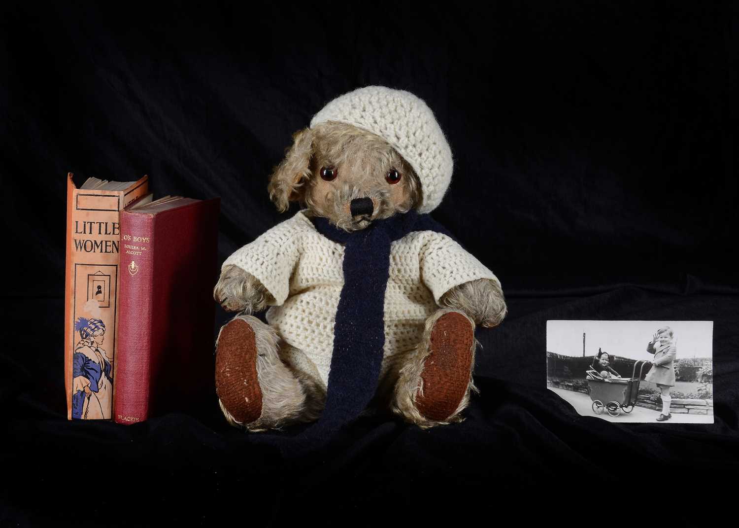 Lot 67 - A 1930s Merrythought Bingie Baby teddy bear the childhood bear of Nigel Jenkins