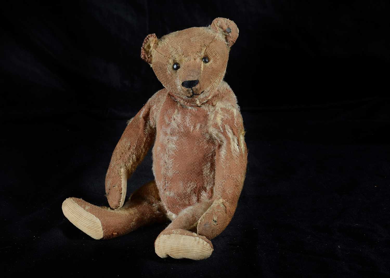 Lot 70 - An early Steiff cinnamon mohair teddy bear, circa 1909