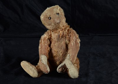 Lot 72 - An early Steiff cinnamon mohair teddy bear, circa 1909