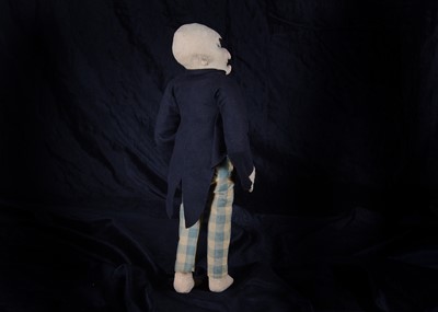 Lot 79 - A very unusual Steiff Mephisto or Mephistopheles from Doctor Faustus felt doll