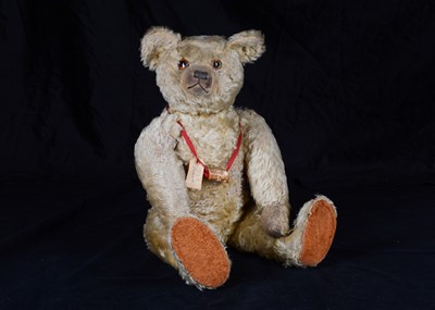 Lot 93 - Sir Edward Bear, a large 1920s Farnell teddy bear with mysterious provenance