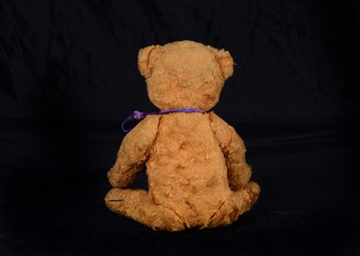 Lot 95 - An 1930s Omega orange artificial silk plush teddy bears