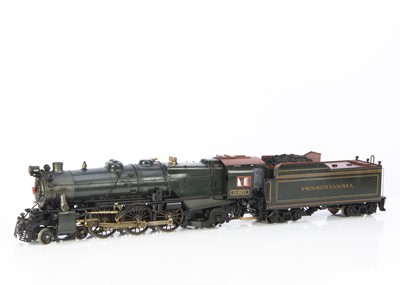 Lot 899 - An Aster Gauge 1 Live Steam Spirit-Fired Pennsy K4s 4-6-2 Locomotive and Tender No 5475