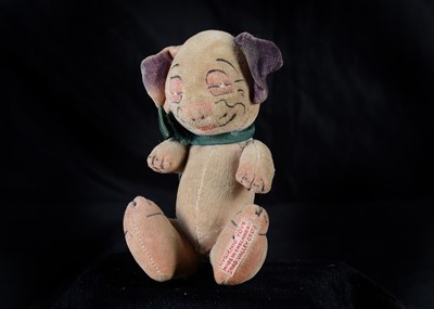Lot 120 - A 1920s Chad Valley velvet Bonzo the dog