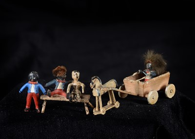 Lot 126 - Florence K Upton Golliwogg cold painted bronzes