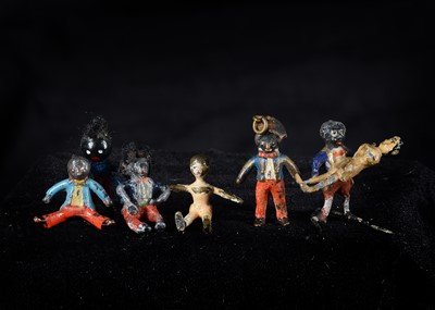 Lot 127 - Florence K Upton Golliwogg cold painted bronzes