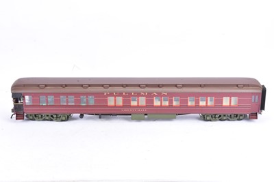 Lot 904 - A Gauge 1 Pennsylvania RR 12-wheeled Pullman car by J&M Models