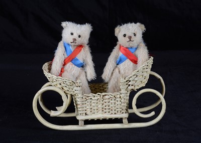 Lot 154 - A fine pair of larger size British 1st World War ‘soldier’ type teddy bear