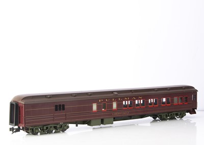 Lot 905 - A Gauge 1 Pennsylvania RR 12-wheeled Pullman car by J&M Models