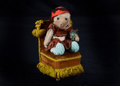 Lot 161 - A larger size British 1st World War ‘soldier’ type teddy bear