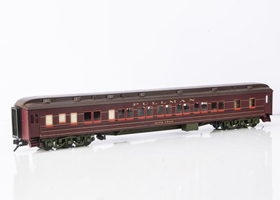 Lot 906 - A Gauge 1 Pennsylvania RR 12-wheeled Pullman car by J&M Models