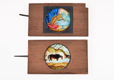 Lot 20 - Two Lever Magic Lantern Slides