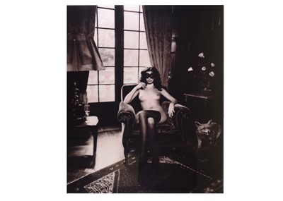 Lot 35 - A Large Marc Lagrange Photographic Print Titled ''Lady in Chair''