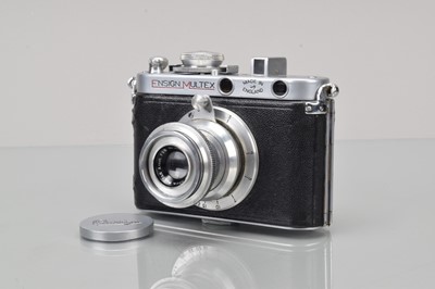 Lot 65 - An Ensign Multex Model 0 Rangefinder Camera