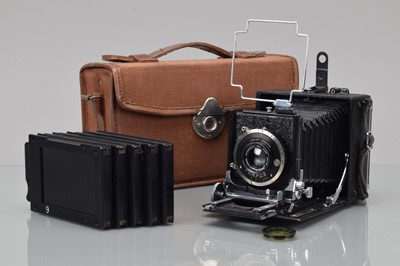 Lot 73 - A Soho Precision 2¼ x 3¼ Folding Camera