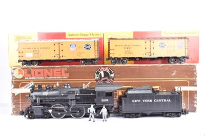 Lot 914 - Lionel G Gauge Locomotive and AMS Box Cars