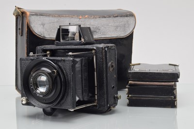 Lot 82 - An Ernemann Klapp 6.5x9cm Folding Strut Camera