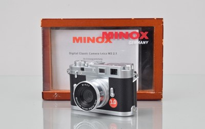 Lot 94 - A Minox Leica M3 2.1 Digital Classic Camera