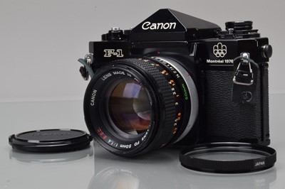 Lot 104 - A Canon F-1 Montreal 1976 SLR Camera