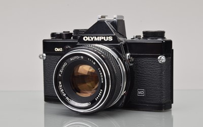 Lot 114 - An Olympus OM-2n SLR Camera
