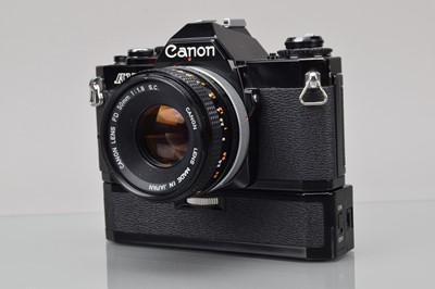 Lot 115 - A Canon AV-1 SLR Camera